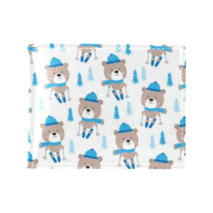 Ski Print Design LKS306 Men's ID Card Wallet