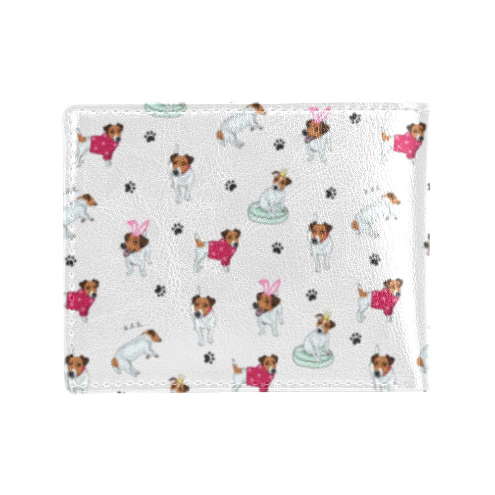 Russell Terriers Print Design LKS308 Men's ID Card Wallet