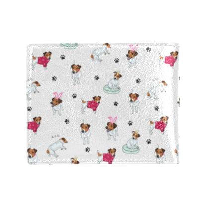 Russell Terriers Print Design LKS308 Men's ID Card Wallet
