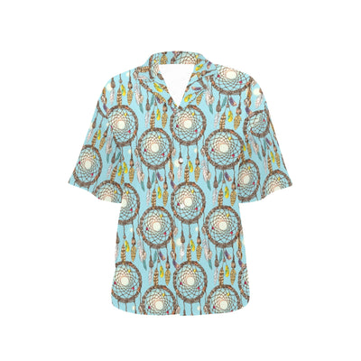 Blue Dream catcher Women's Hawaiian Shirt