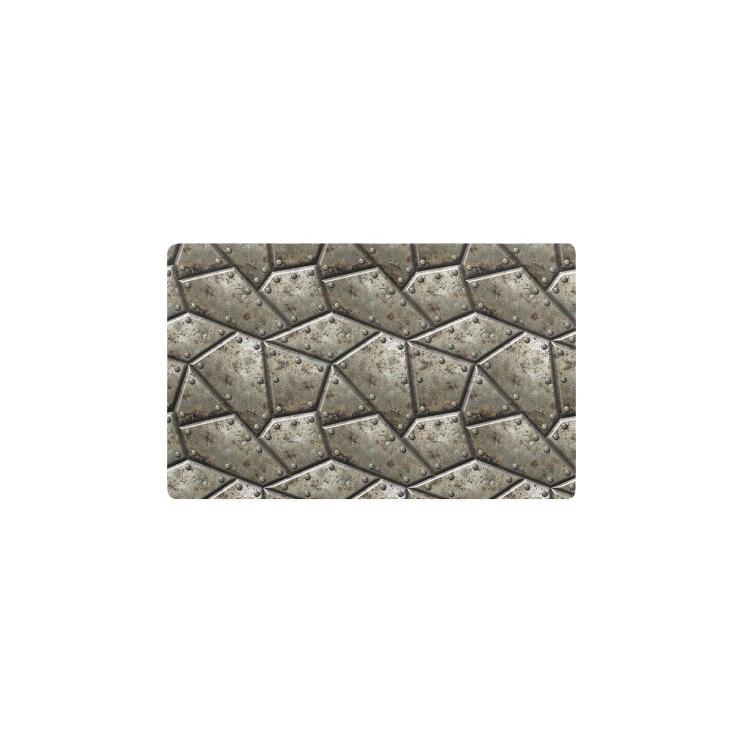 Armor Pattern Print Design 01 Kitchen Mat