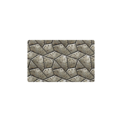 Armor Pattern Print Design 01 Kitchen Mat