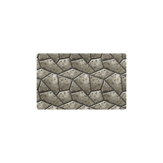 Armor Pattern Print Design 01 Kitchen Mat