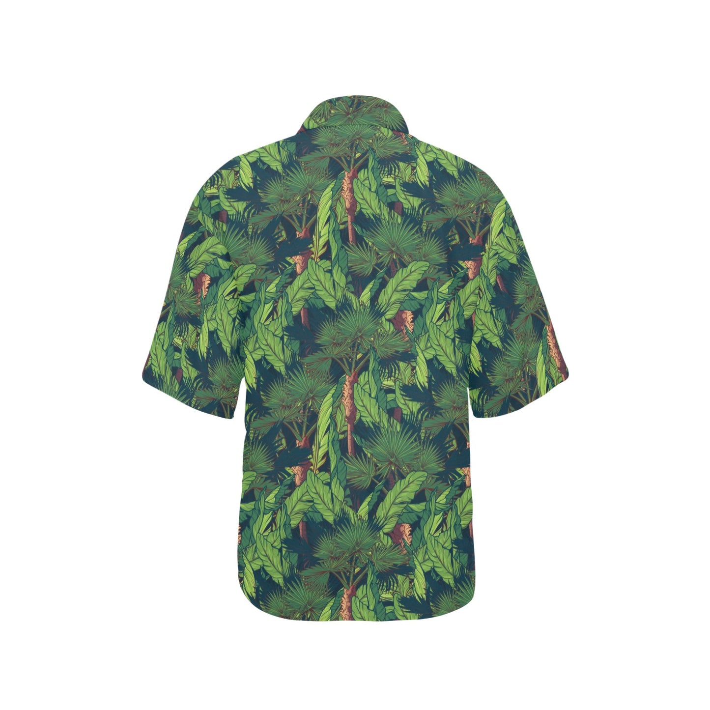 Rainforest Pattern Print Design A01 Women's Hawaiian Shirt