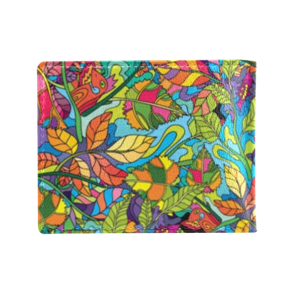 Trippy Print Design LKS301 Men's ID Card Wallet