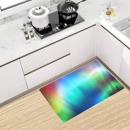 Aurora Borealis Pattern Print Design 02 Kitchen Mat