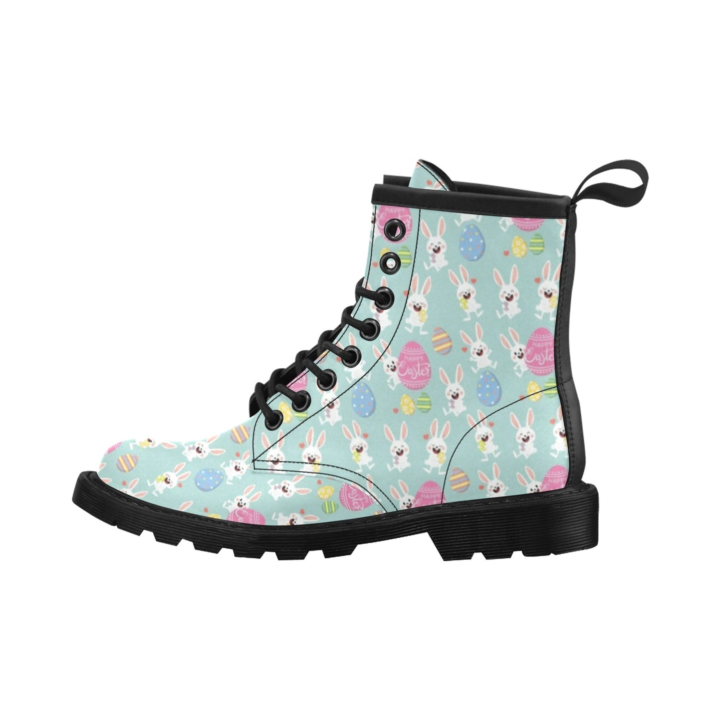 Easter Eggs Pattern Print Design RB014 Women's Boots