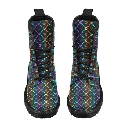 Paw Rainbow Print Women's Boots