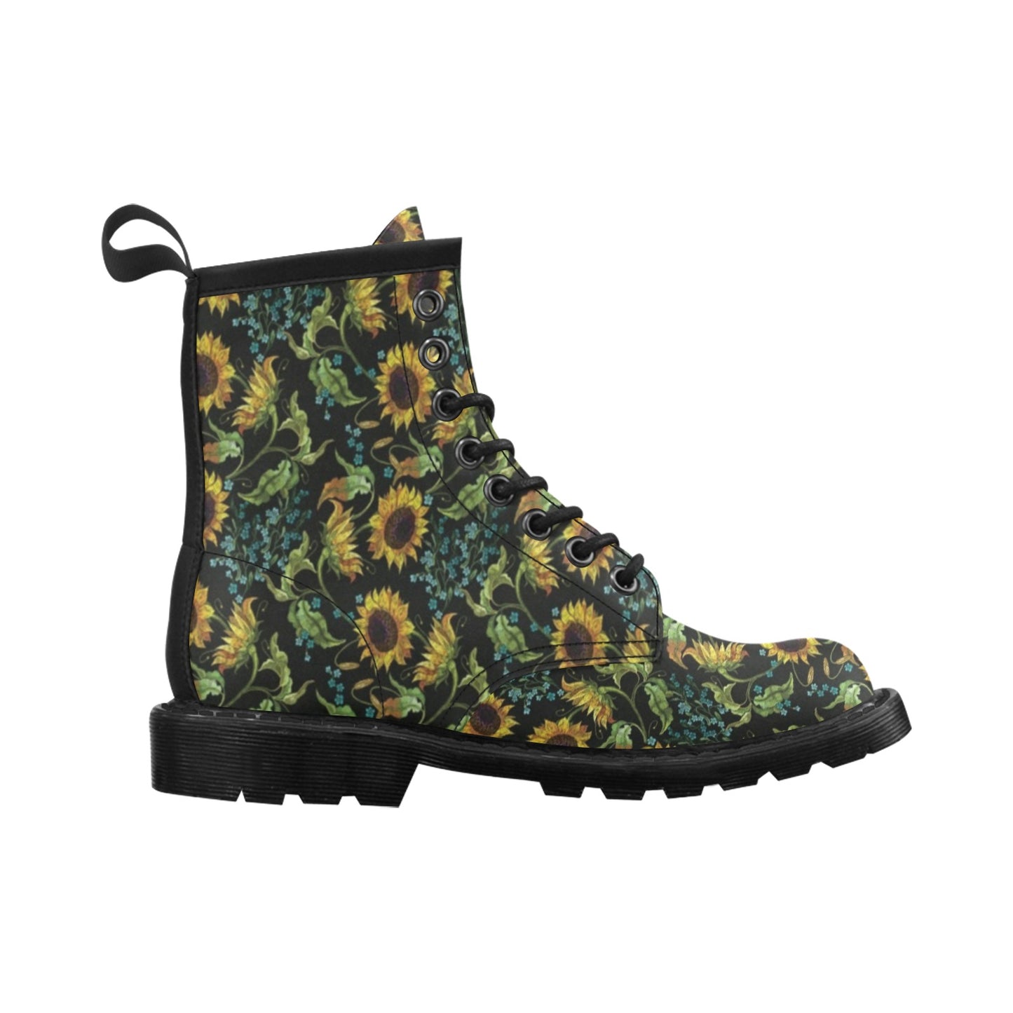 Sunflower Print Design LKS308 Women's Boots