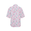 Cherry Blossom Pattern Print Design 01 Women's Hawaiian Shirt