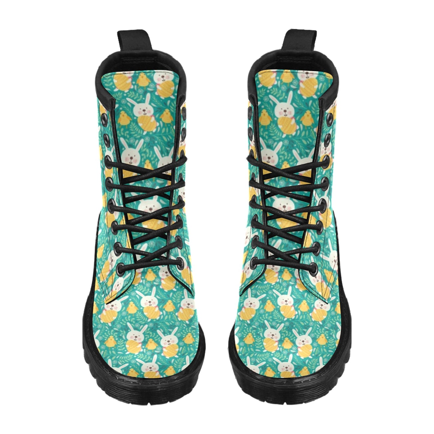 Easter Eggs Pattern Print Design RB02 Women's Boots