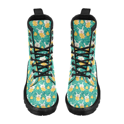Easter Eggs Pattern Print Design RB02 Women's Boots