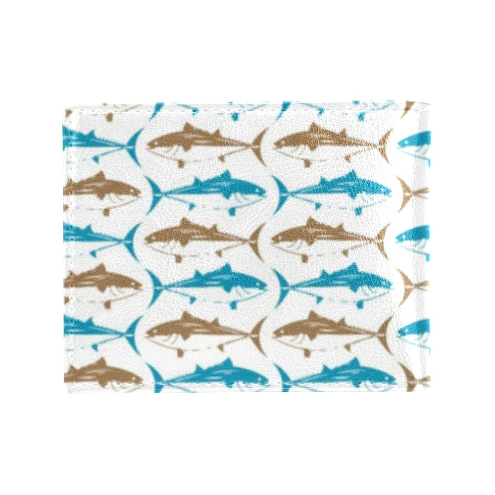 Tuna Fish Print Design LKS301 Men's ID Card Wallet