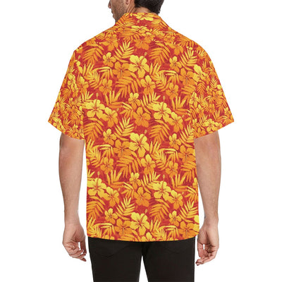 Hibiscus Summer Print Design LKS302 Men's Hawaiian Shirt