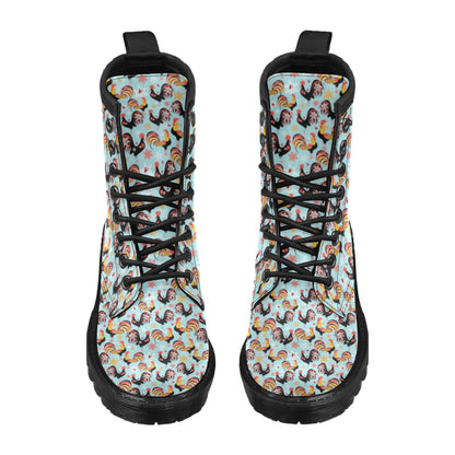 Rooster Themed Design Women's Boots