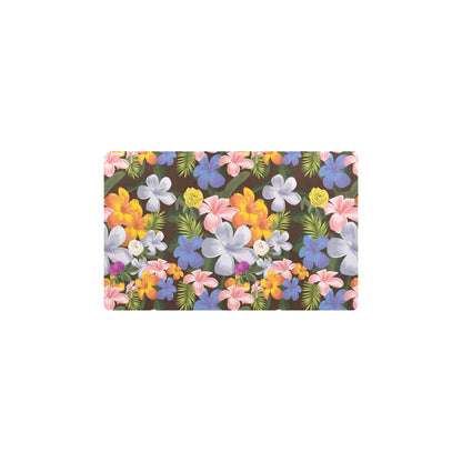 Plumeria Pattern Print Design PM03 Kitchen Mat
