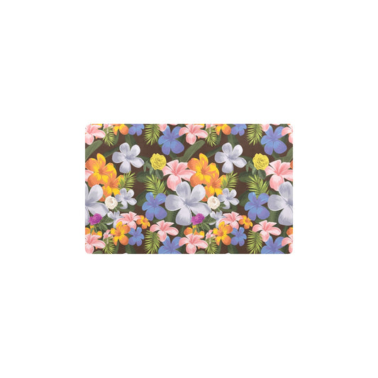 Plumeria Pattern Print Design PM03 Kitchen Mat