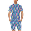 Surfboard Print Design LKS304 Men's Romper