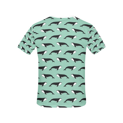 Whale Print Design LKS307 Women's  T-shirt