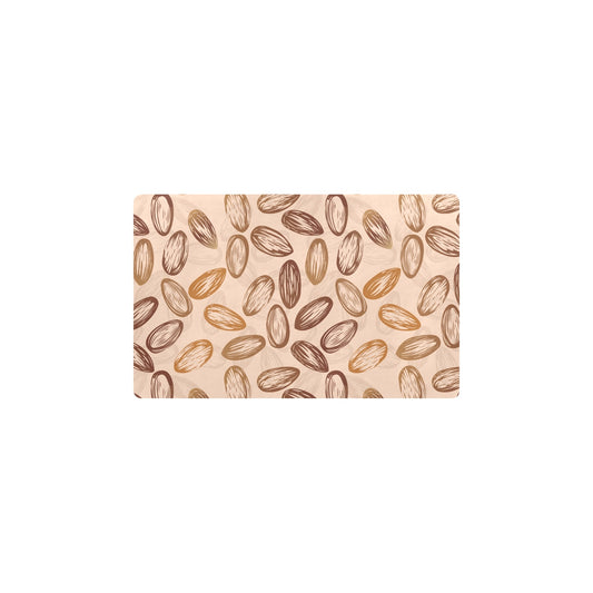 Almond Pattern Print Design 02 Kitchen Mat