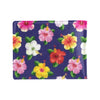 Hibiscus Colorful Print Design LKS301 Men's ID Card Wallet