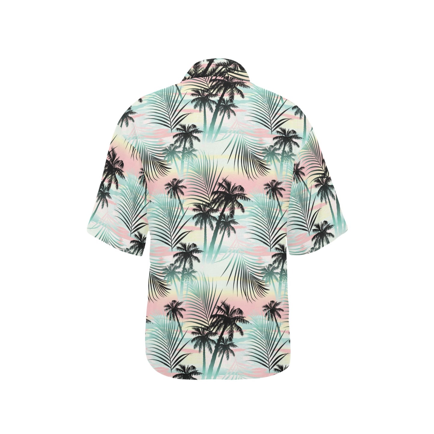 Palm Tree Pattern Print Design A03 Women's Hawaiian Shirt