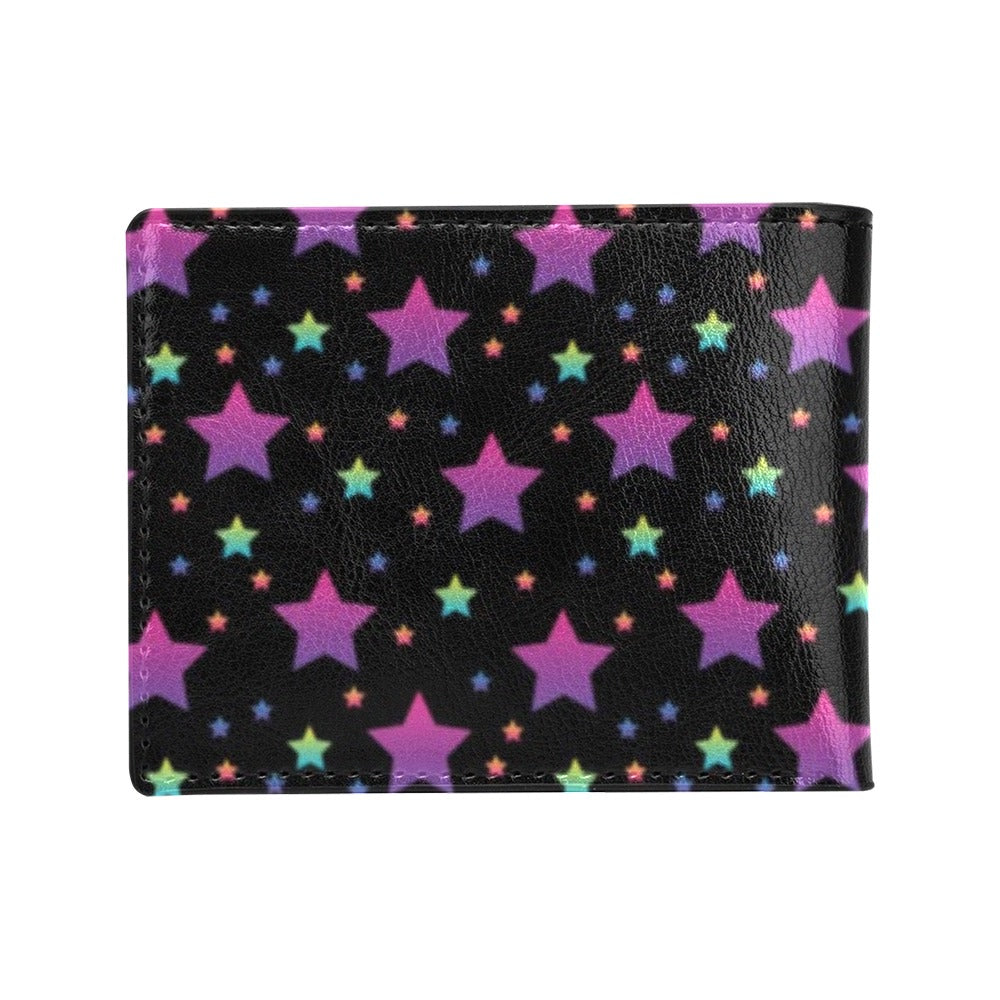 Star Print Design LKS305 Men's ID Card Wallet