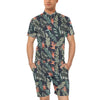 Bird Of Paradise Pattern Print Design BOP02 Men's Romper