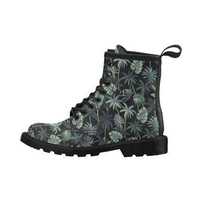 Rainforest Pattern Print Design RF02 Women's Boots