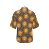 Lion Cartoon Pattern Print Design 01 Women's Hawaiian Shirt