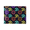 Chakra OM Print Pattern Men's ID Card Wallet