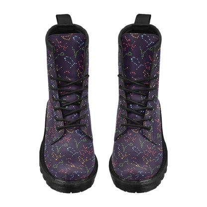 Zodiac Print Design LKS301 Women's Boots