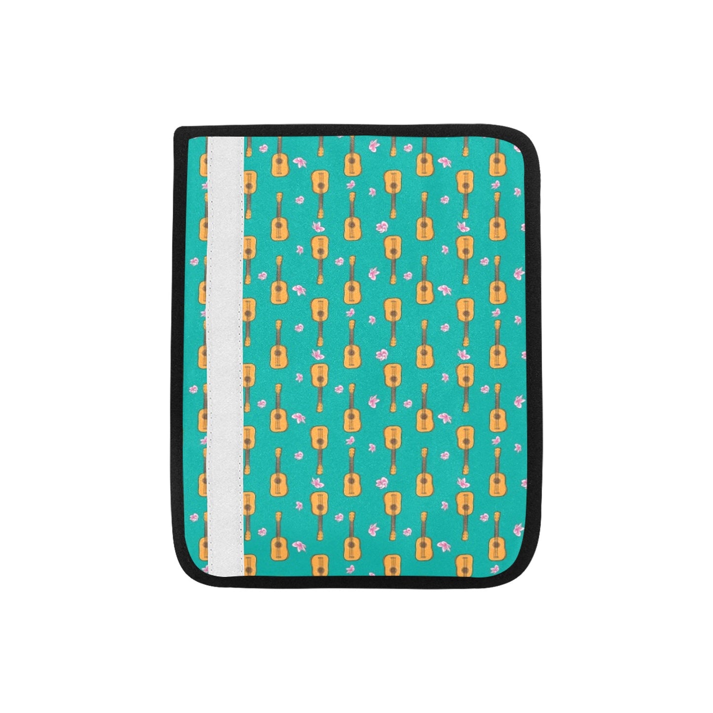 Ukulele Print Design LKS403 Car Seat Belt Cover