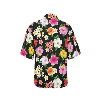 Hibiscus Pattern Print Design HB025 Women's Hawaiian Shirt