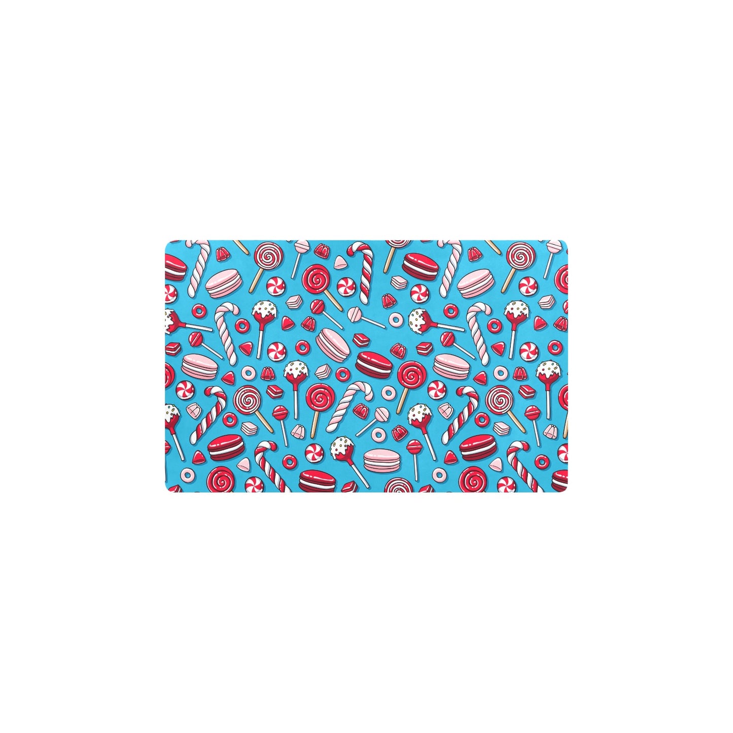 Candy Pattern Print Design 05 Kitchen Mat