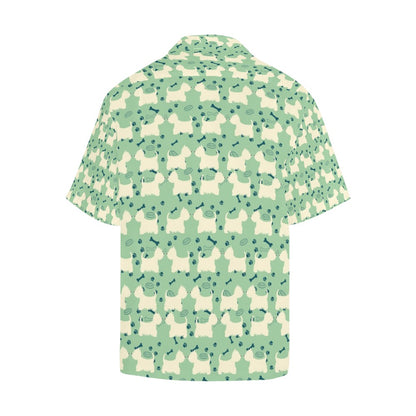 Scottish Terriers Print Design LKS302 Men's Hawaiian Shirt