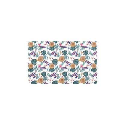 Aloha Hawaii Beach Pattern Print Design 04 Kitchen Mat