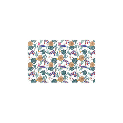 Aloha Hawaii Beach Pattern Print Design 04 Kitchen Mat