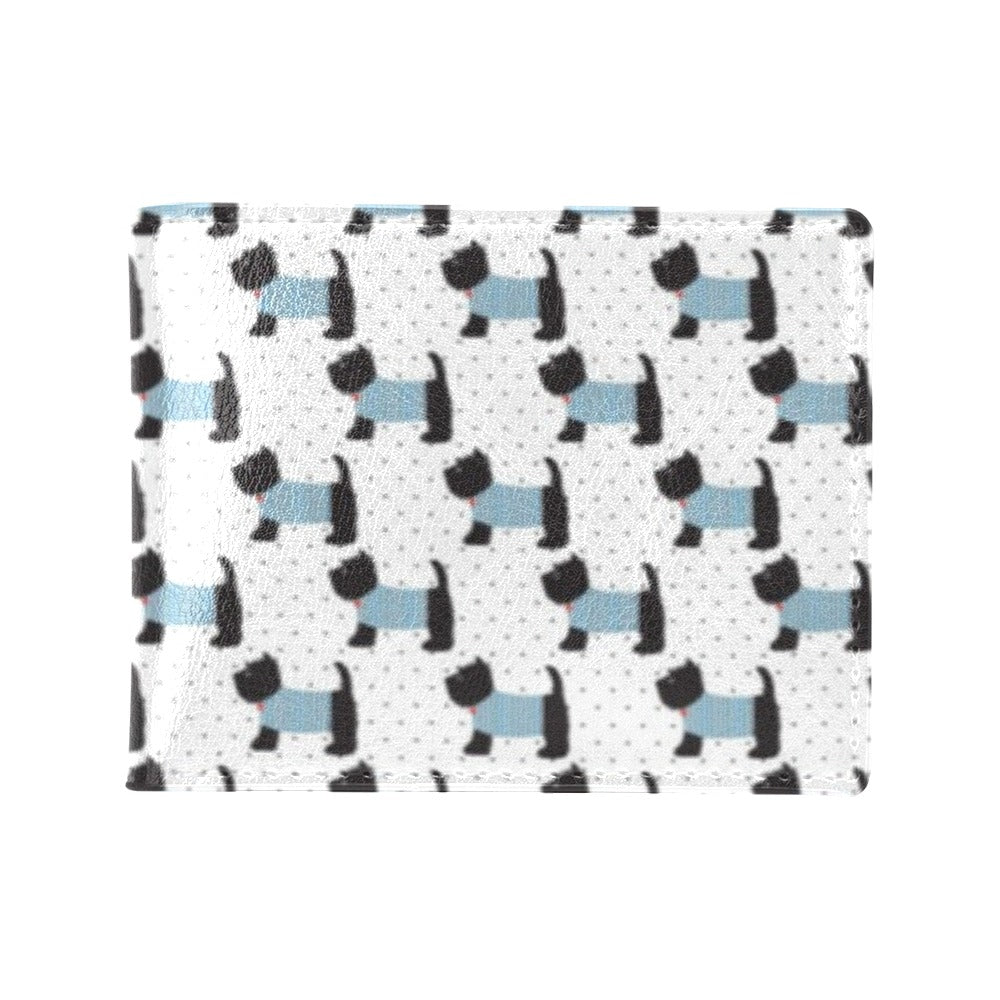Scottish Terriers Print Design LKS3012 Men's ID Card Wallet