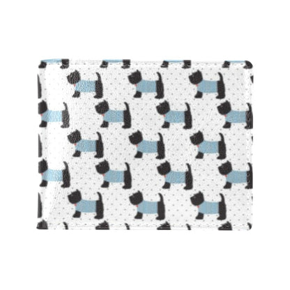 Scottish Terriers Print Design LKS3012 Men's ID Card Wallet