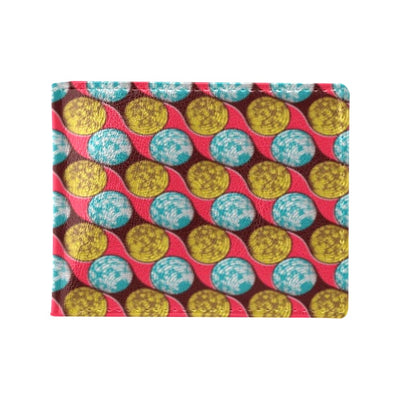 African Fashion Print Pattern Men's ID Card Wallet