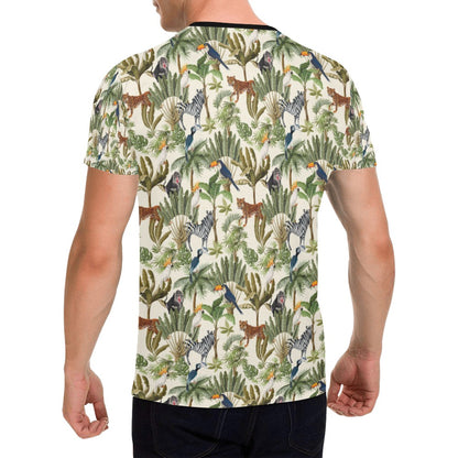 Safari Animal Print Design LKS304 Men's All Over Print T-shirt