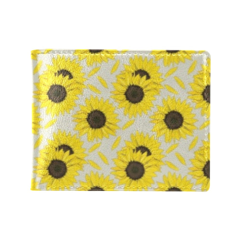 Sunflower Print Design LKS309 Men's ID Card Wallet