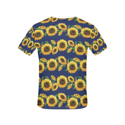Sunflower Print Design LKS307 Women's  T-shirt