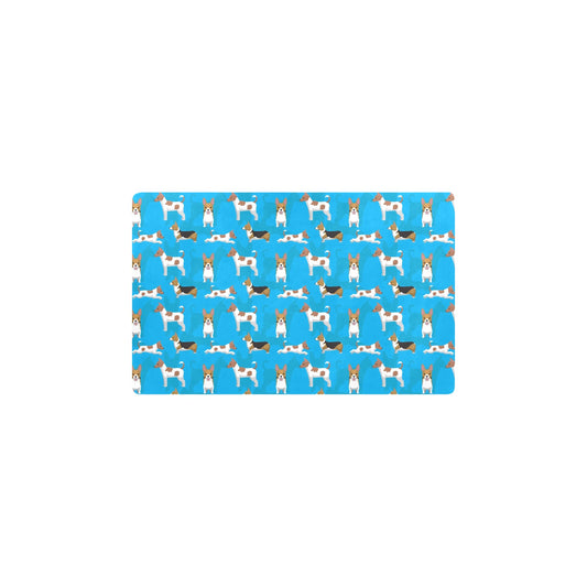 Cardigan Welsh Corgis Pattern Print Design 01 Kitchen Mat