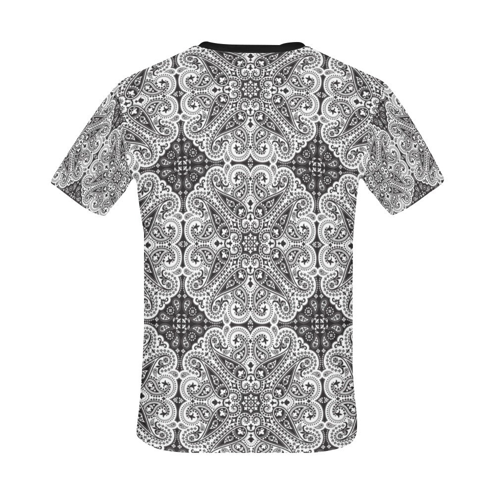 Bandana Print Design LKS309 Men's All Over Print T-shirt