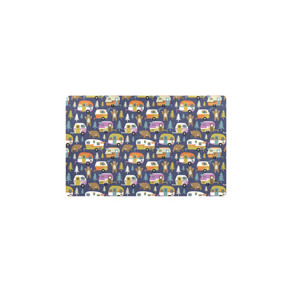 Camper Pattern Print Design 04 Kitchen Mat
