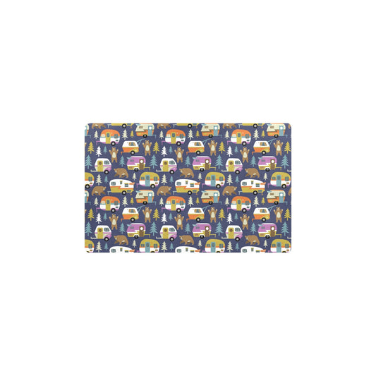 Camper Pattern Print Design 04 Kitchen Mat