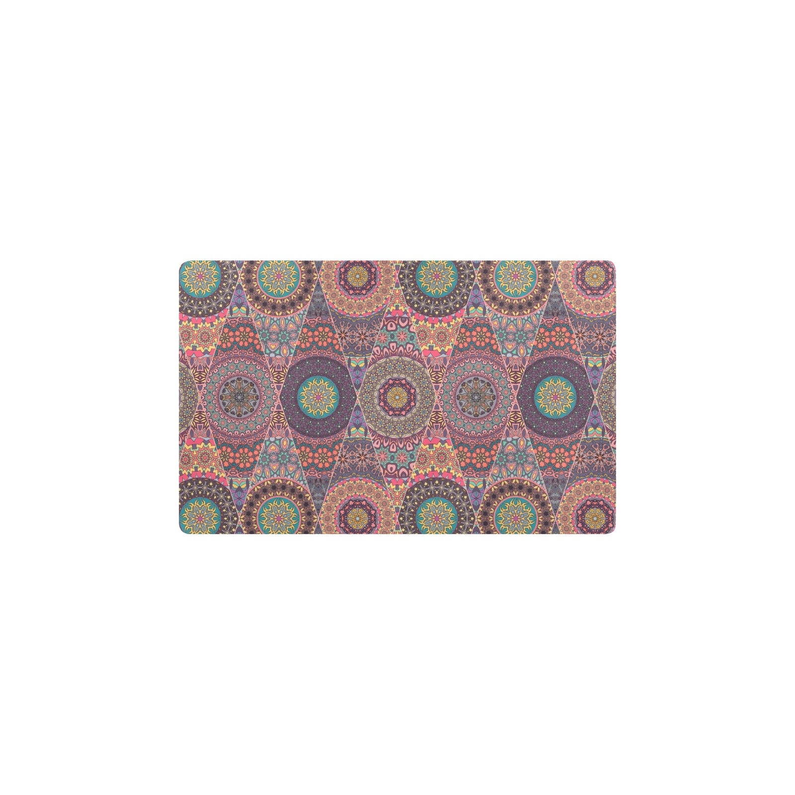 Bohemian Pattern Print Design 07 Kitchen Mat