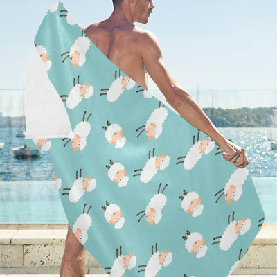 Sheep Print Design LKS406 Beach Towel 32" x 71"